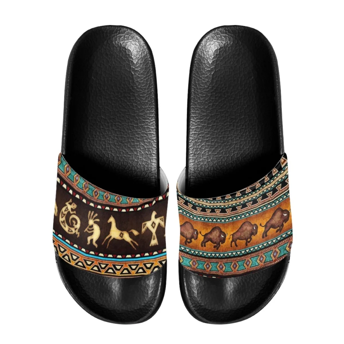 

Nopersonality, плоские сандалии для взрослых, Модные Винтажные, этнические, два дизайна, домашние тапочки, тапочки комфортные шлепанцы Wading Chinelos