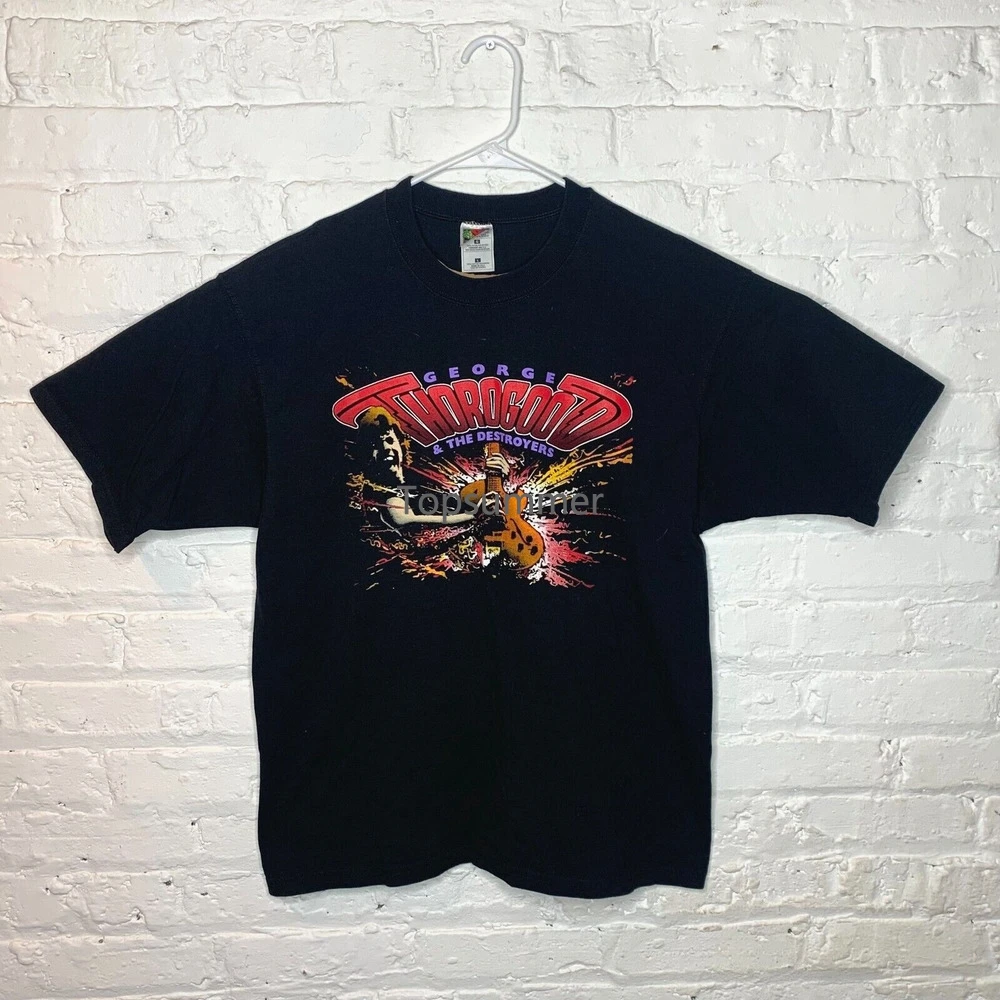 

George Thorogood 20 Years Of Rockin My Life Away T Shirt Size Large Band Tee