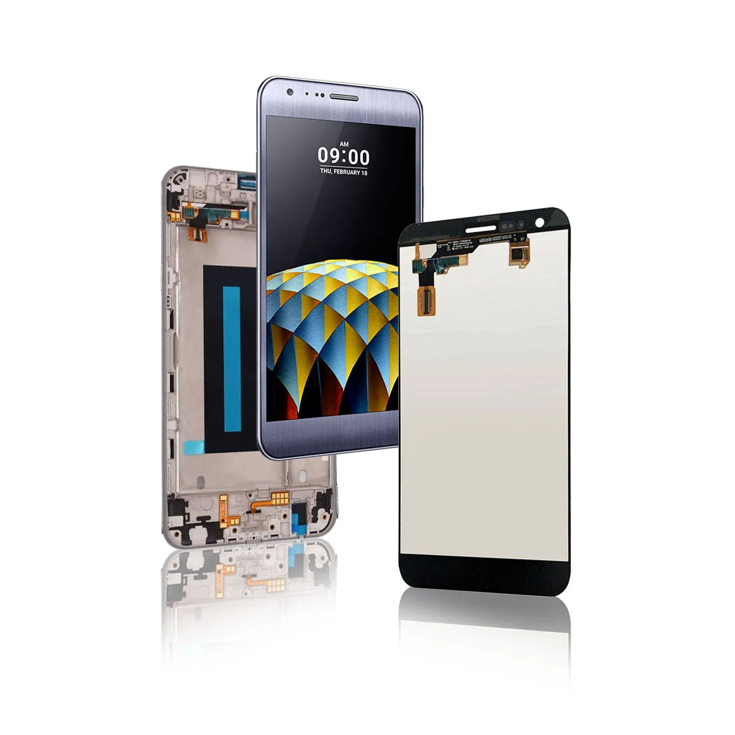 lcd for lg x cam k580 f690l display premium quality touch screen replacement parts mobile phones repair free tools free global shipping