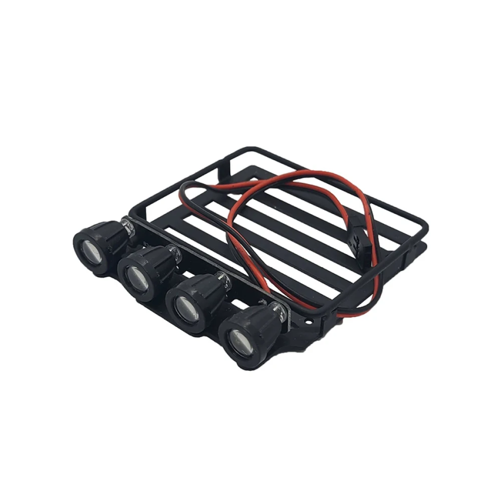 Для Axial SCX24 1/24 металлическая багажная стойка с подсветкой AXI00005 аксессуары для