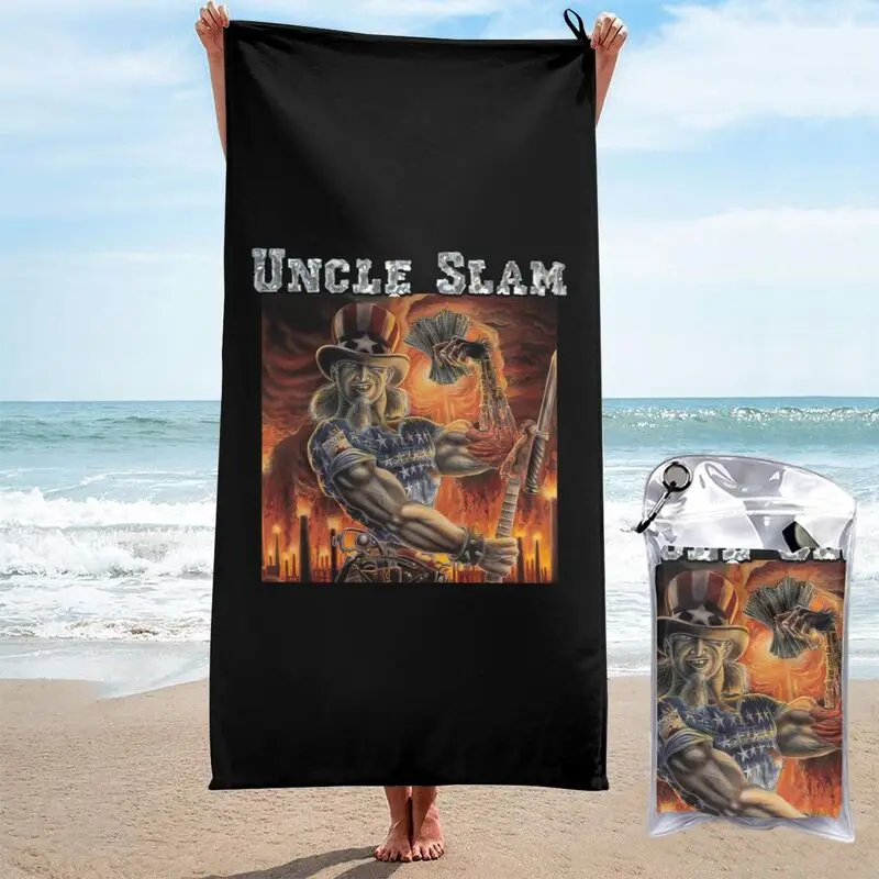 Быстросохнущее абсорбирующее спортивное полотенце с захлопывающим механизмом |