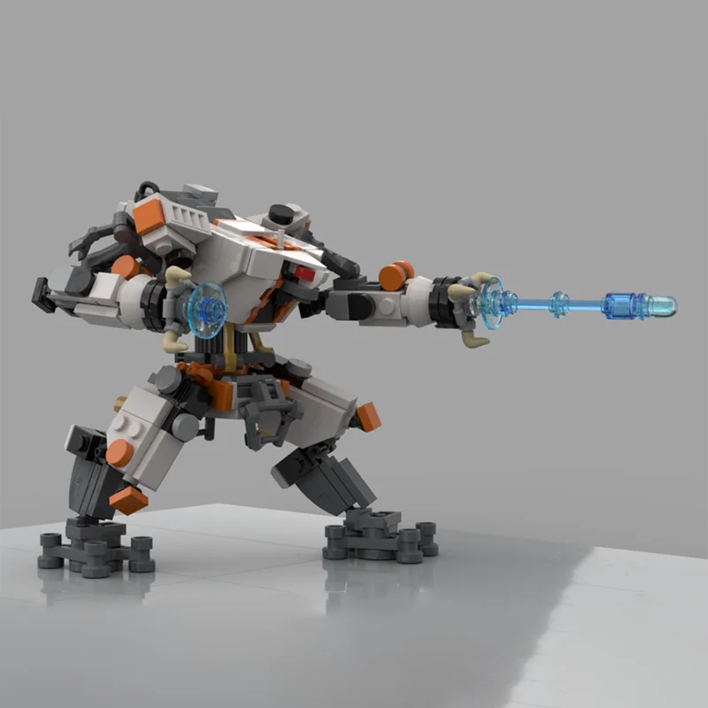 Фото 286 деталей MOC Рипер Титанфолл 2, модель из строительных блоков, рождественский подарок, набор для сборки, образовательный конструктор, подарок на день рождения №3