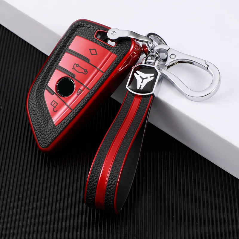 

TPU Car Remote Key Case Cover For BMW X1 X3 X5 X6 X7 1 3 5 6 7 Series G20 G30 G11 F15 F16 G01 G02 F48 Key Shell Holder Protector