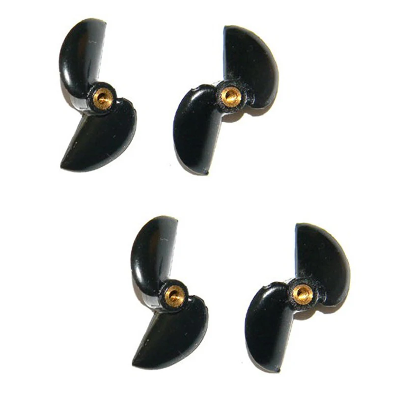 

2Pairs M3 Thread 2-blade Propeller CW CCW Green Nylon Paddle Dia 36mm Shaft Hole 3mm Prop for RC Model Racing Boat within 60cm