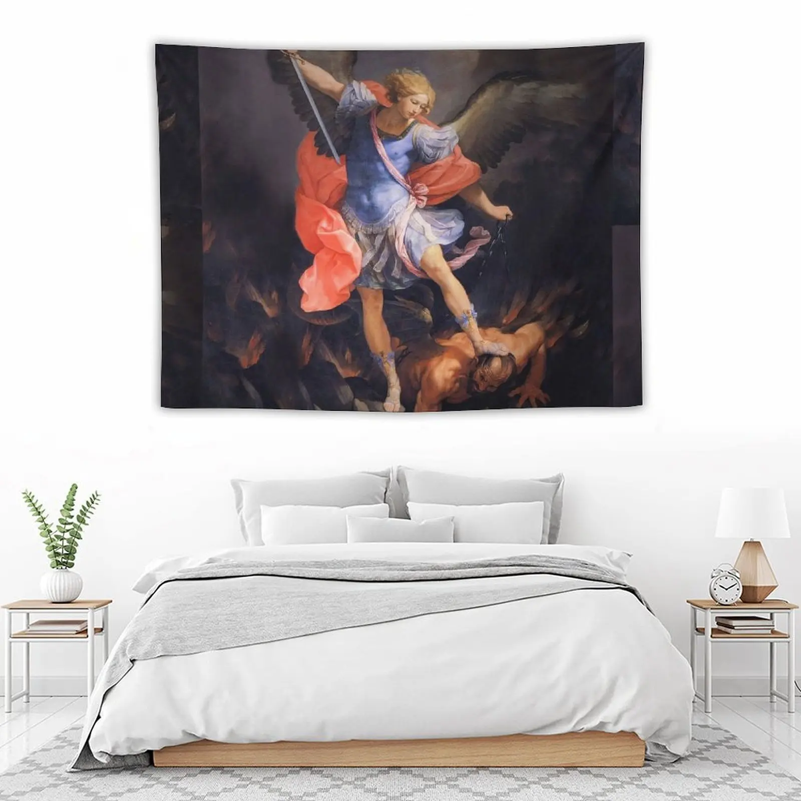 Святой Михаил Архангел Ангел Католический Гобелен Девуции Настенные Гобелены