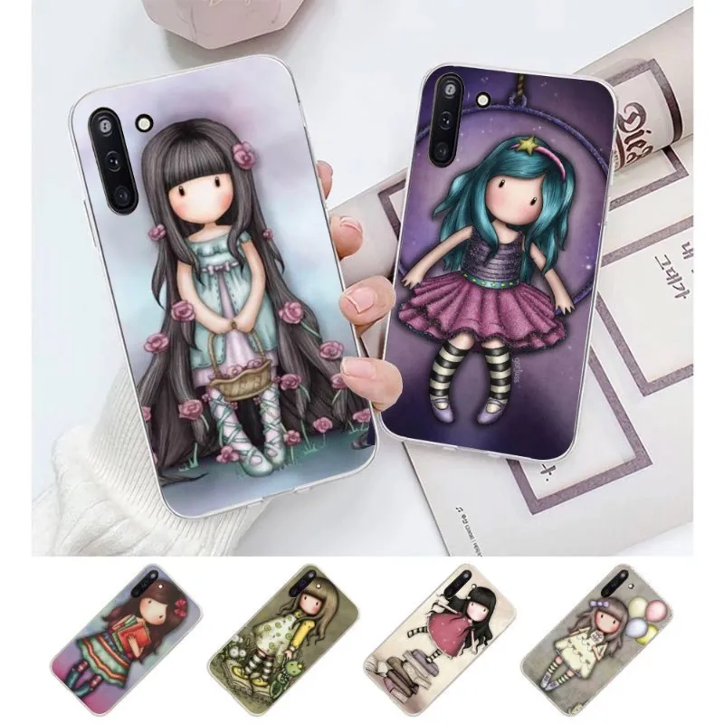 

Мультяшный чехол Gorjuss для телефона Samsung Galaxy S10 S21 S22 Plus Ultra A91 A51 A21S A12, прозрачный чехол для телефона