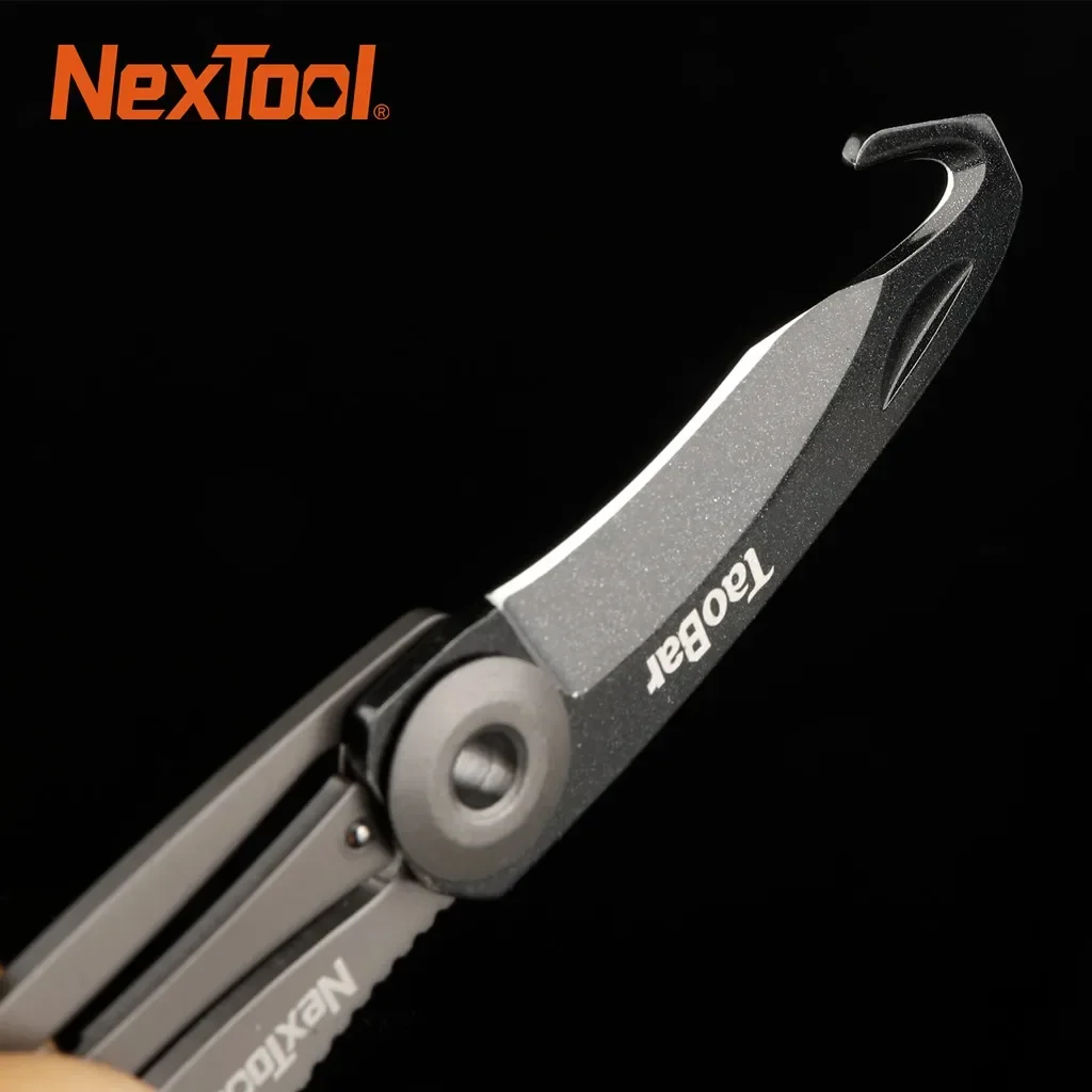 Фото NexTool TaoBar Многофункциональный открывалка для коробок, резак для шнура, мини-спасательный нож, брелок, многофункциональный инструмент, креативные инструменты EDC №3