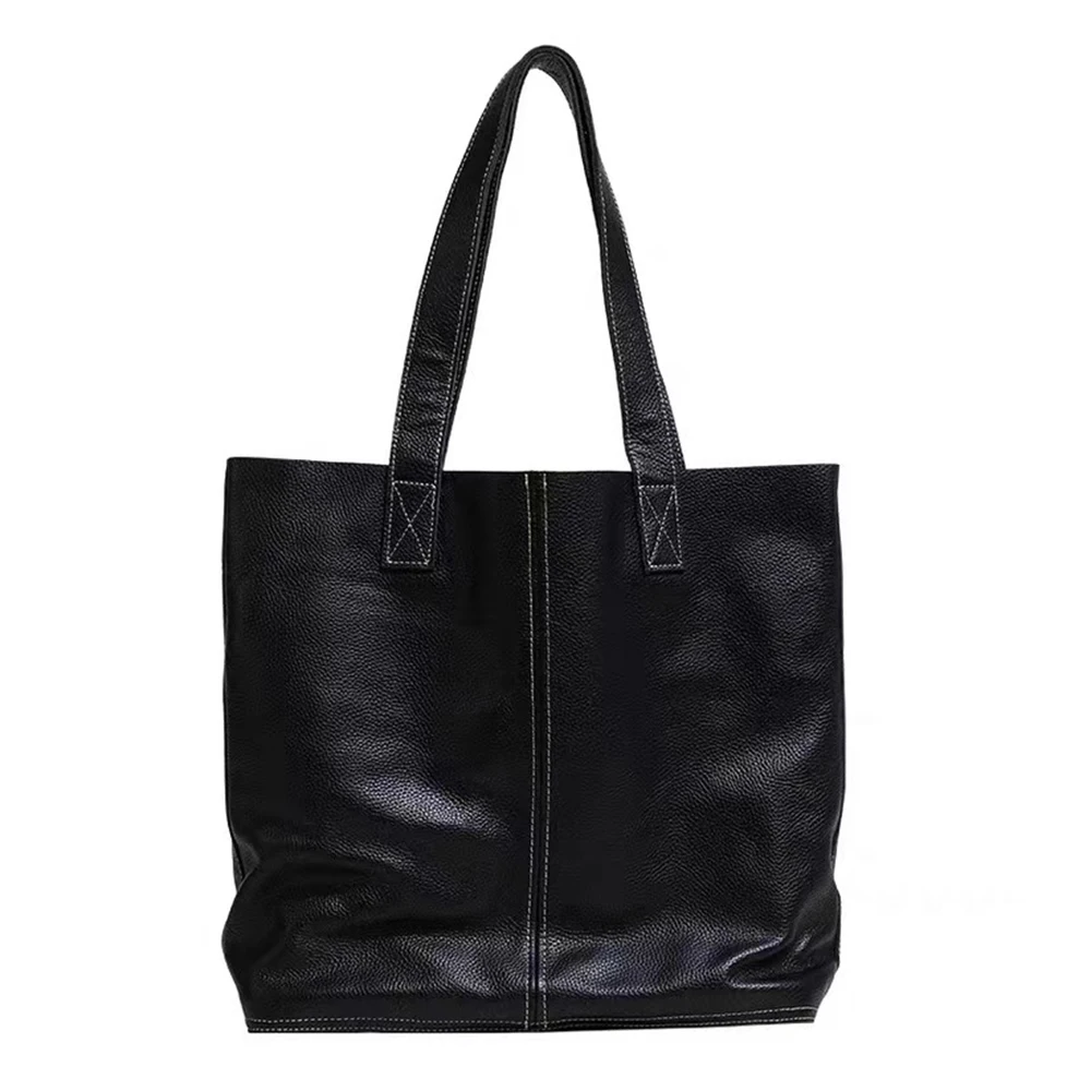 

Genuine Leather Women's Shoulder Bag Large capacity Luxury Handbags Women Bags Designer Tote Bag Female Casual Handbag