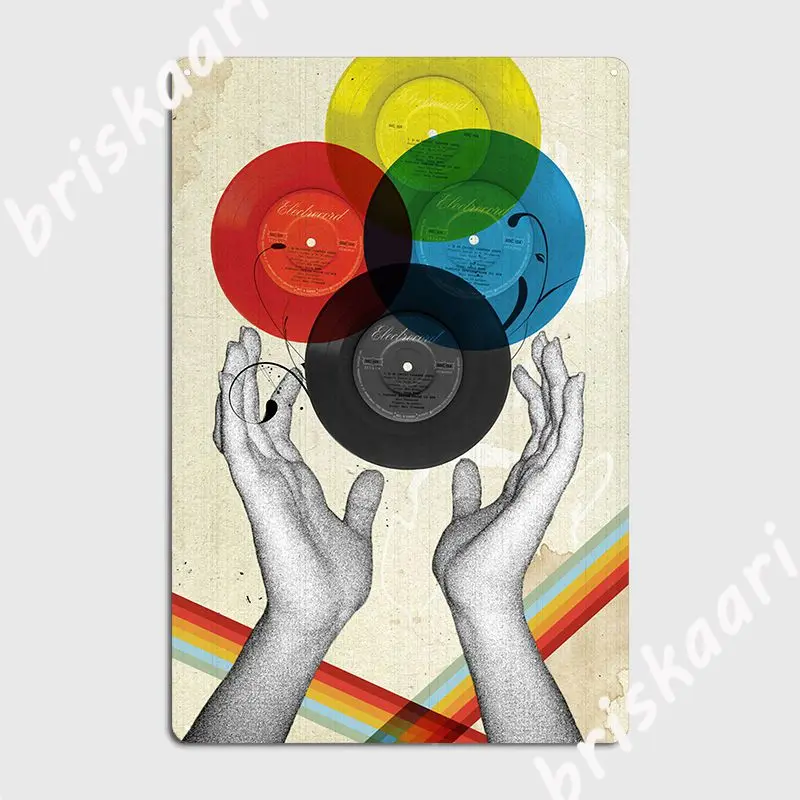 

Cmyk The Creation Of Retro Metal Sign Club Party Plaques Design Bar Cave Tin Sign Poster