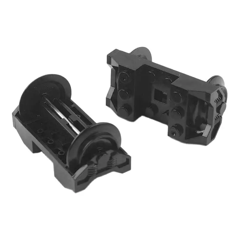 

1Pc MOC Parts 2878c02 Train Wheel 2878 Holder+57878 Wheels+ 57051 Metal Axle DIY Assmble Building Blocks Particle Kid Toy Gift
