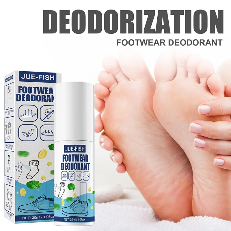 

30ml Shoe Sterilization Deodorant Spray Perfume Foot Odor Shoe Odor Nemesis Odor Removal Artifact Herbal Anti-Fungal Foot Spray