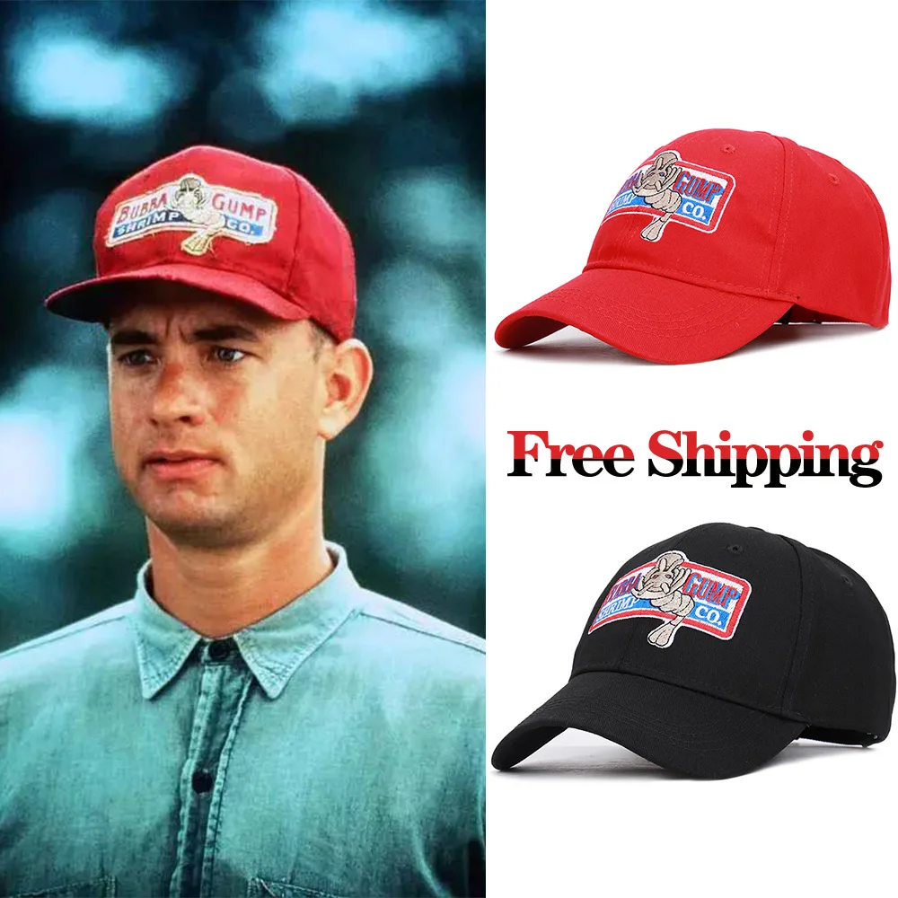 

Бейсболка BUBBA GUMP с вышивкой креветки, в стиле ретро