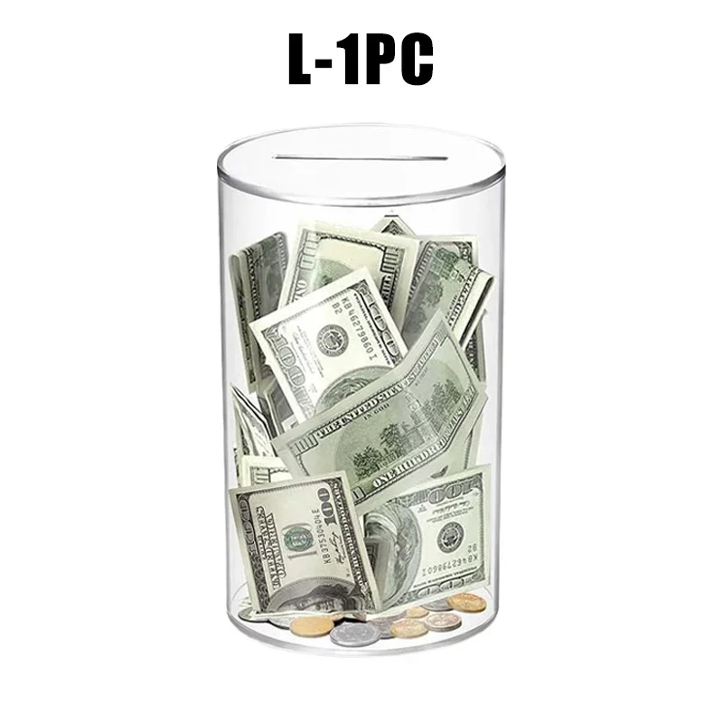 

Прозрачная акриловая копилка