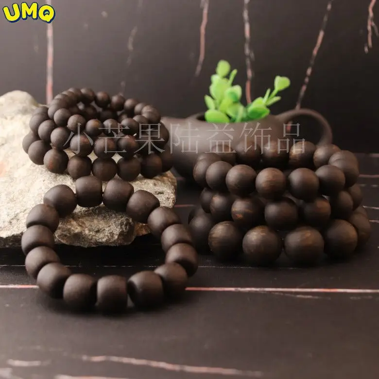 New Perfume Brunei Agarwood Thick Oil Old Material Rosary Bracelet Buddhist Beads Wood-based Play Collection Hand String Eaglewo