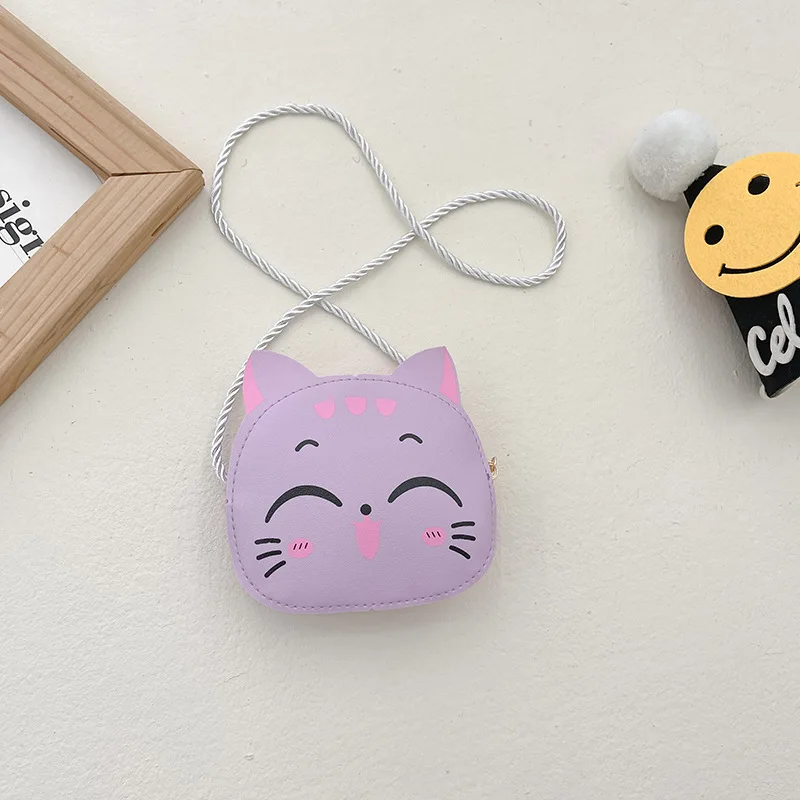 

Cute Boy Girl Mini Shoulder Bag 2023 New Cartoon Children Messenger Bag Cute Cat Children Fashion Coin Purses And Handbags