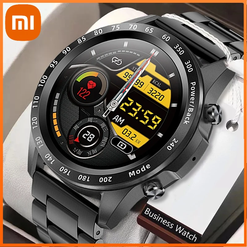 

Смарт-часы Xiao Mi мужские с пульсометром, Bluetooth, TWS