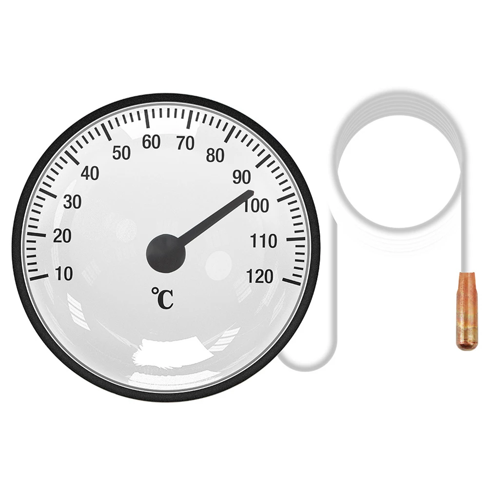 

Mechanical principle no battery required plug and play easily portable liquid rising water thermometer with probe