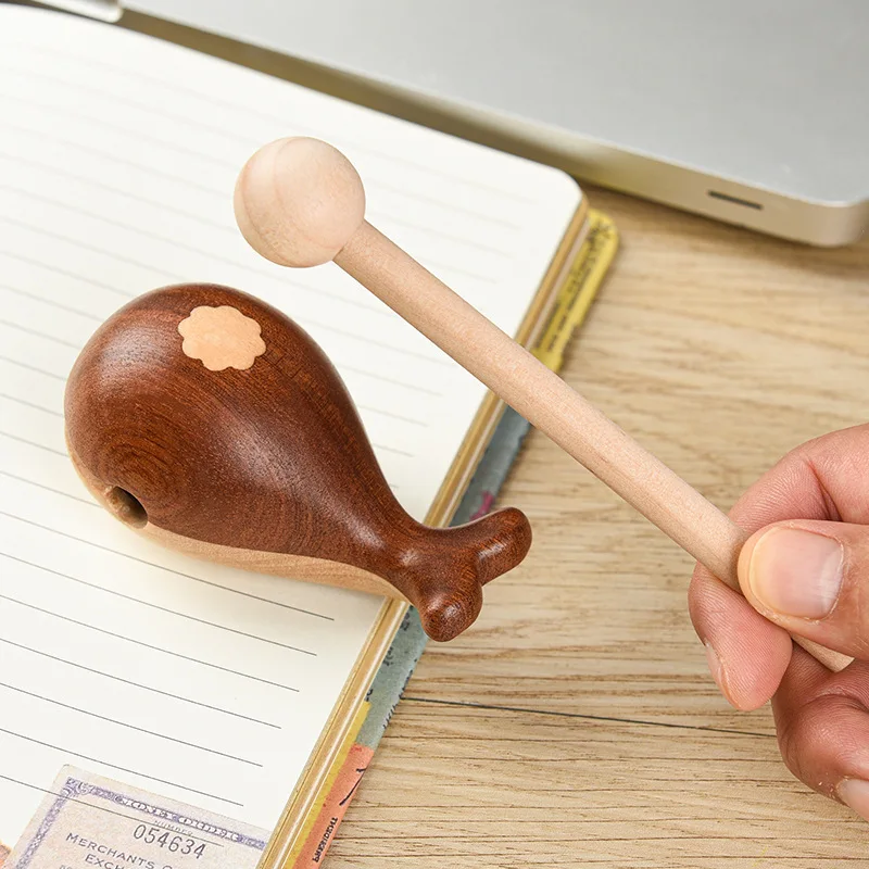 Ручная деревянная рыба-кит для офиса игрушка снятия стресса милая рыба-Кит