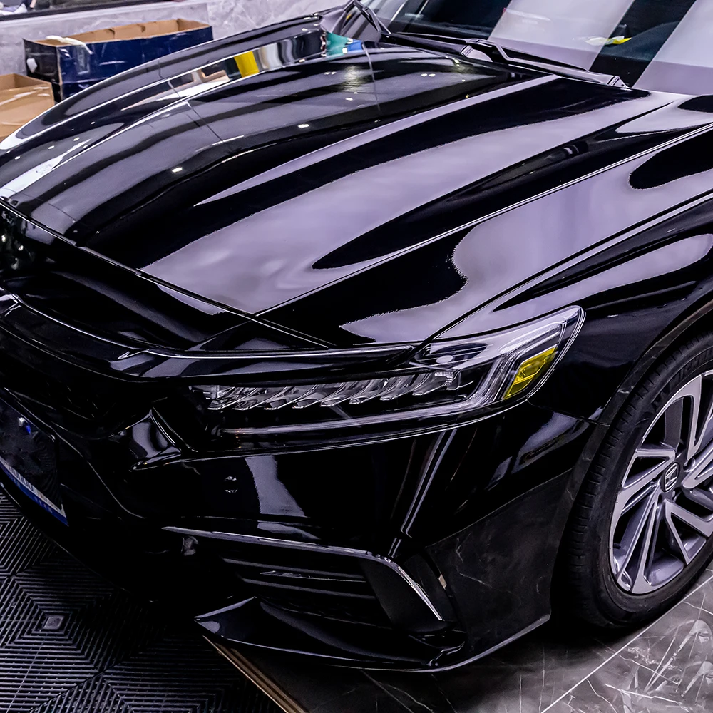 

CARLAS XPPF PU Paint Protective Film 1.52*15m Brightness Black PPF Automobile Skin Invisible Car Protection Films