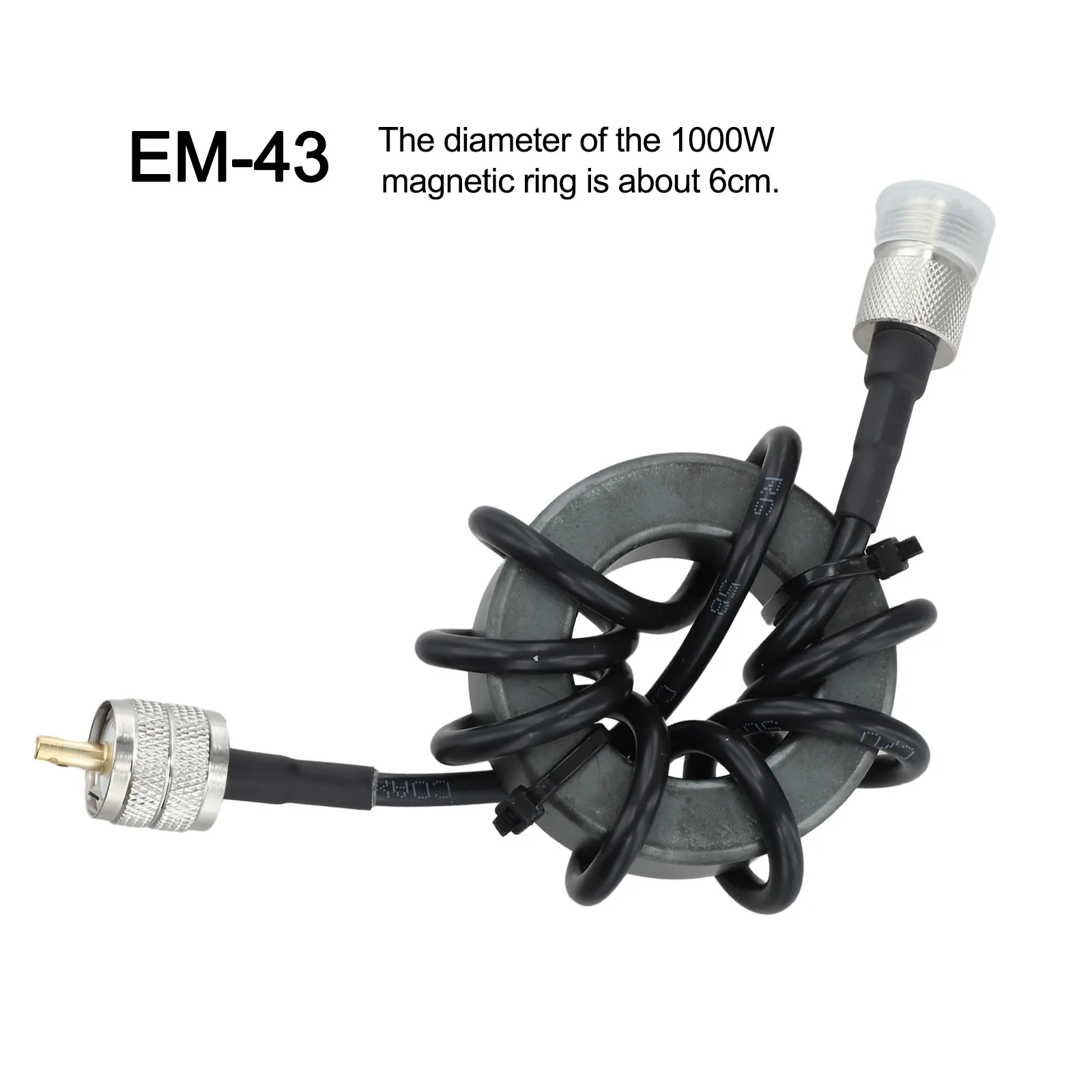 

1,8-30 МГц коротковолновая дроссельная катушка магнитное кольцо EM-25, EM-43 для HF коротковолнового радио тестовый измерительный инструмент аксессуары