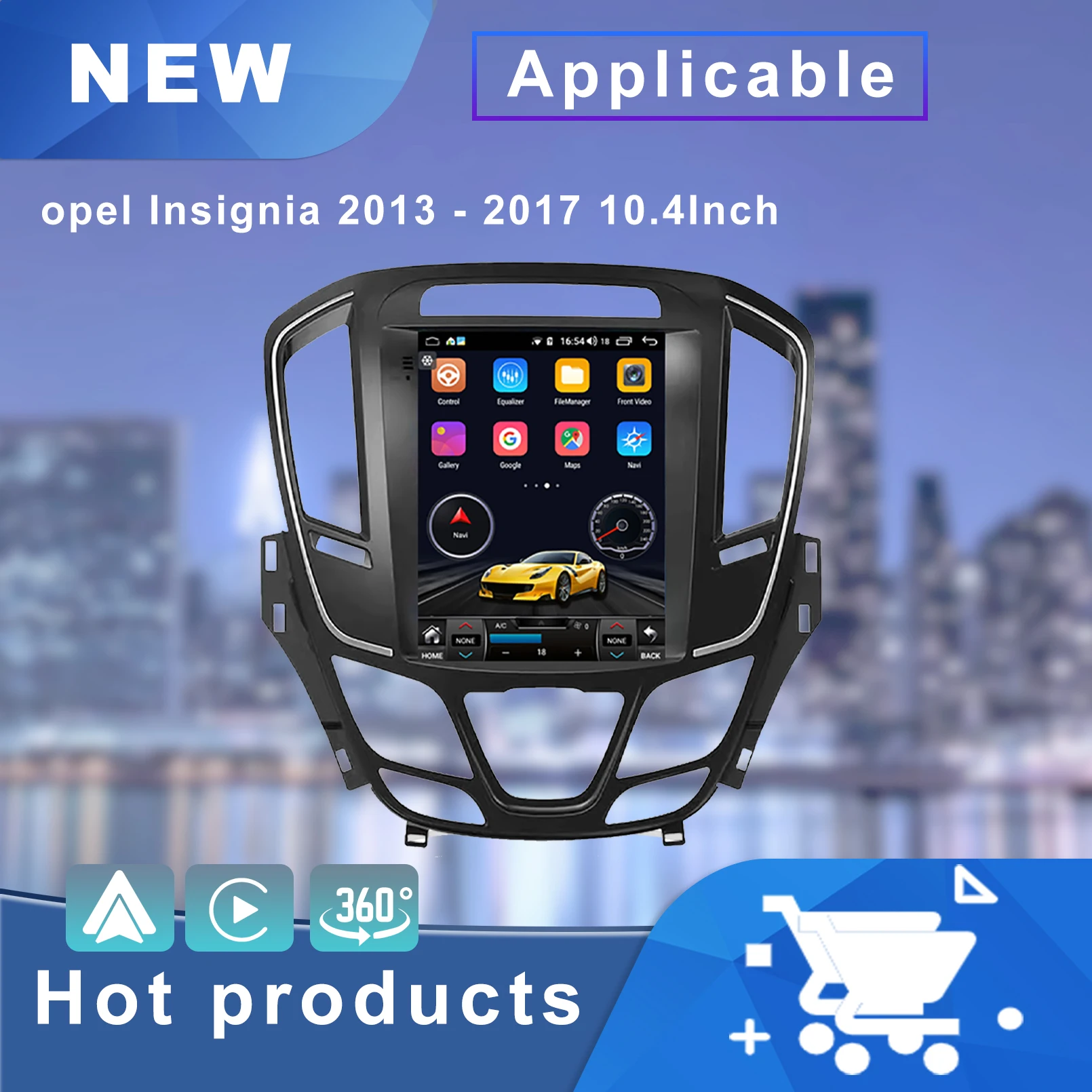 

Android 11 Vertical Screen Car Radio for Opel Insignia 2013 - 2017 GPS Multimedia Navigation Audio Stereo DVD Play with Carplay