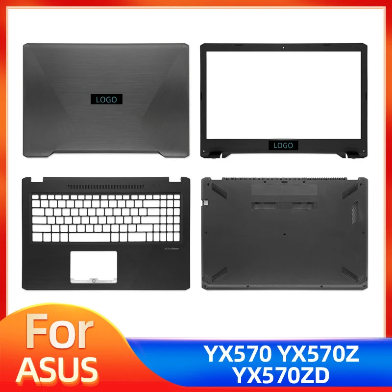

New Laptop Housing Cover For ASUS X570 X570U X570UD YX570U YX570 LCD Back Cover/Front Bezel/Palmrest/Bottom Case Upper Top Shell
