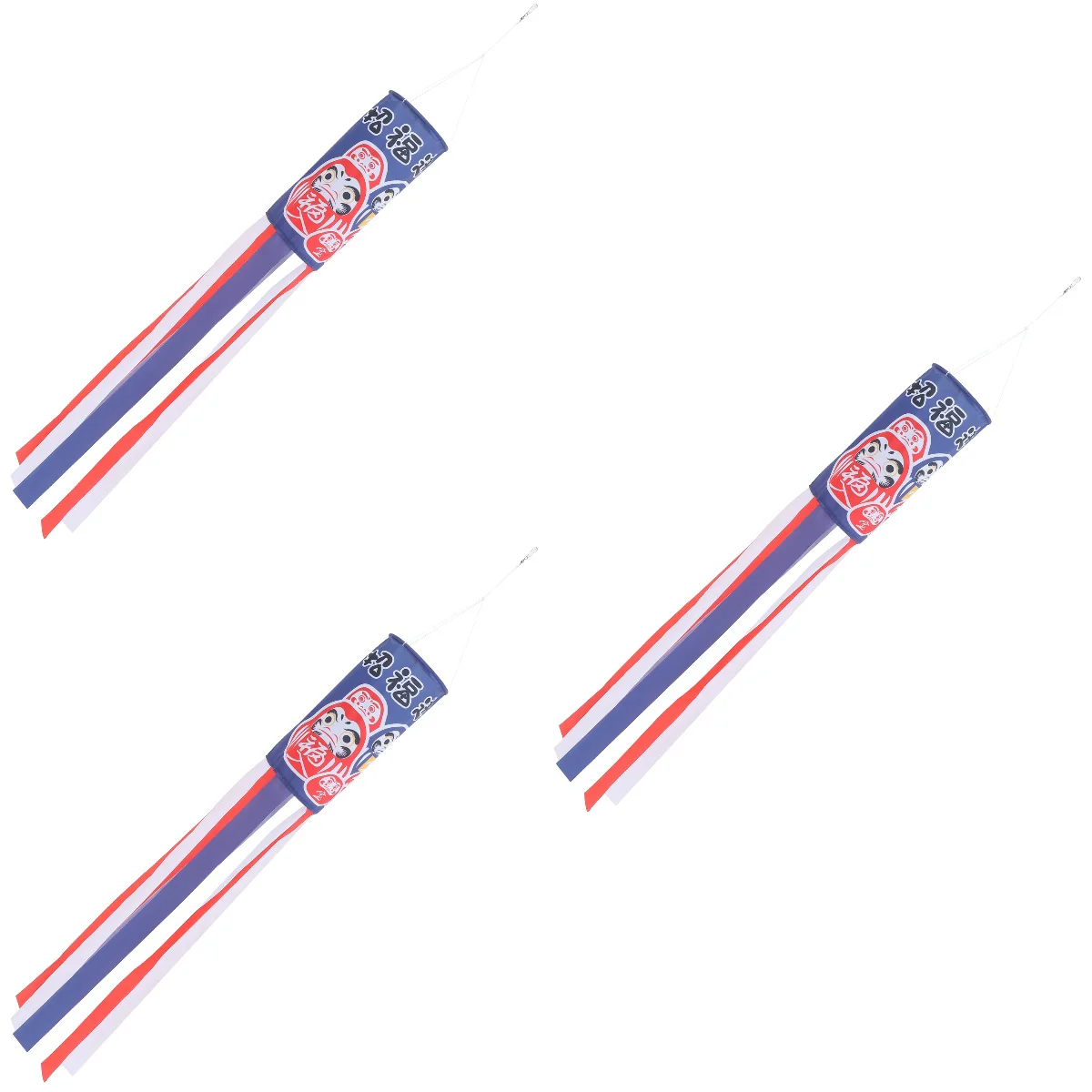 

3pcs Windsock Japanese Style Creative Wind Direction Flag for Restaurant Snack Bar