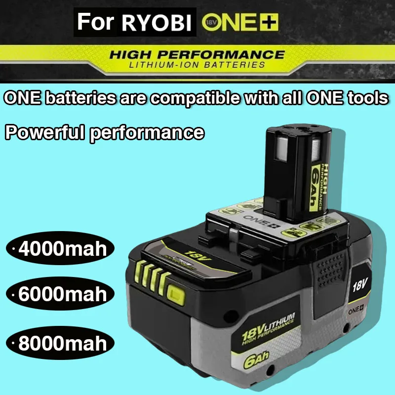 Литиевая батарея RYOBI ONE+ 18 В без эффекта памяти низкого саморазряда подходит для