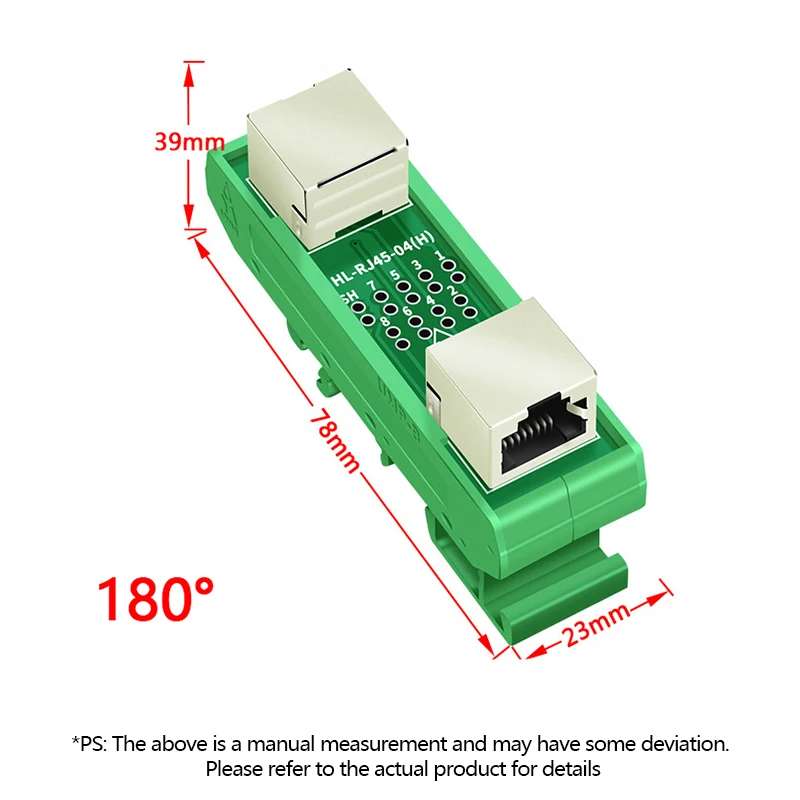 

1 шт. монтажная на DIN-рейку RJ45 «мама-мама» плата разветвителя RJ45 45 градусов коммутационная плата
