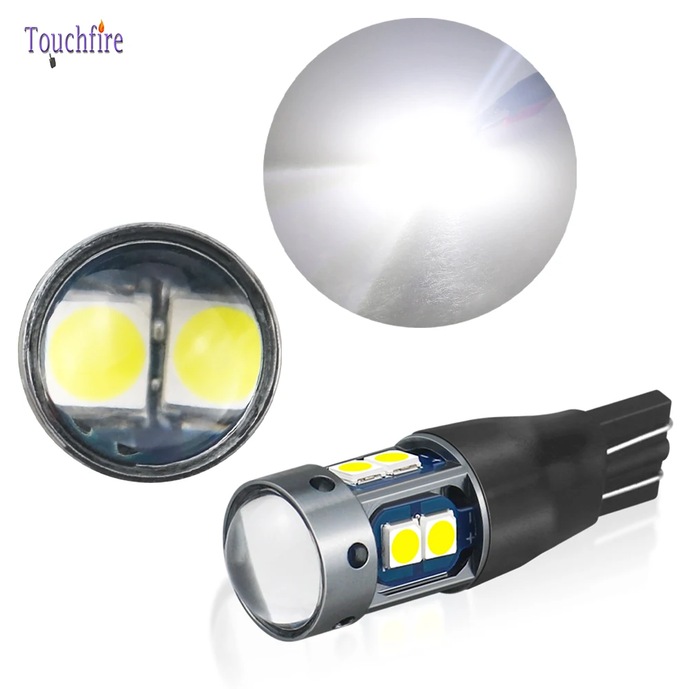 100 шт T10 W5W 194 Canbus автомобильная лампа 3030 10smd светодиодный светильник для чтения