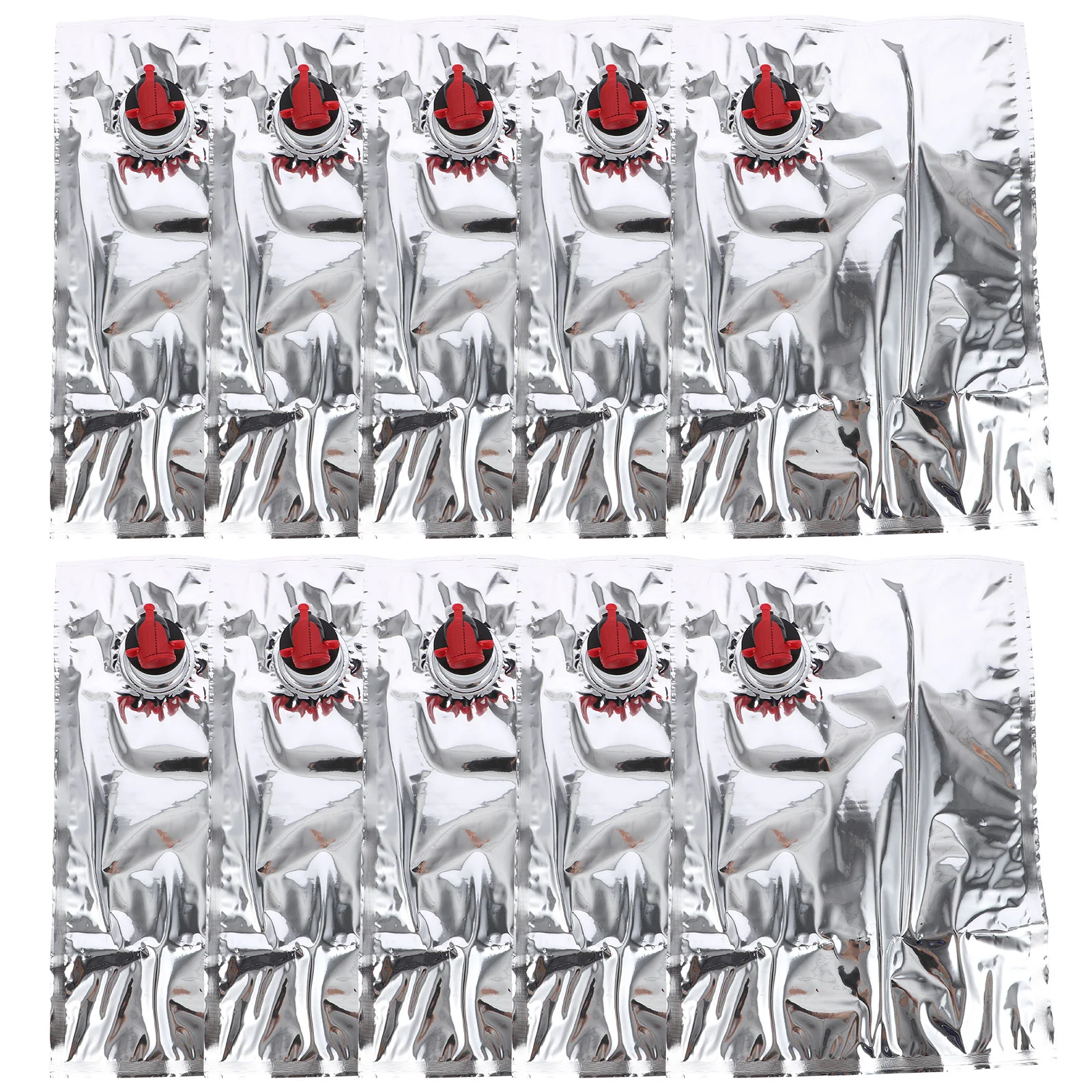 

Drink Bagspouches Juicebeverageflask Dispenserdisposable Sealing Coolers Bottle Refill Ice Container Replacement Smoothie Red