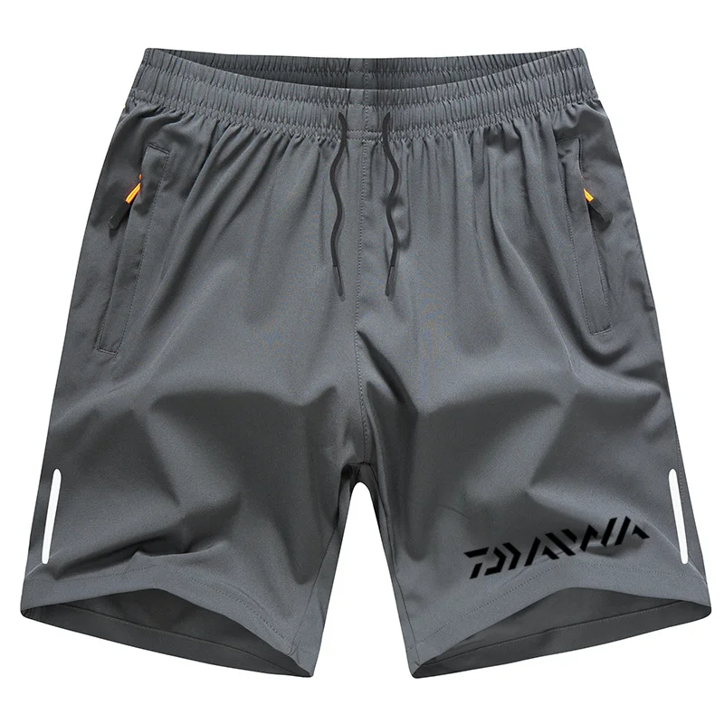 DAIWA Summer Shorts Mens Quick-drying Fitness Leisure Jogging Exercise Shorts Ice Silk Sportswear Men Oversized Loose Shorts 8XL