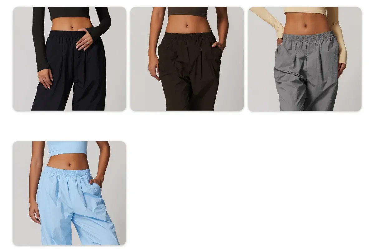 Штаны Для Йоги легкие дышащие женские повседневные спортивные с карманами для