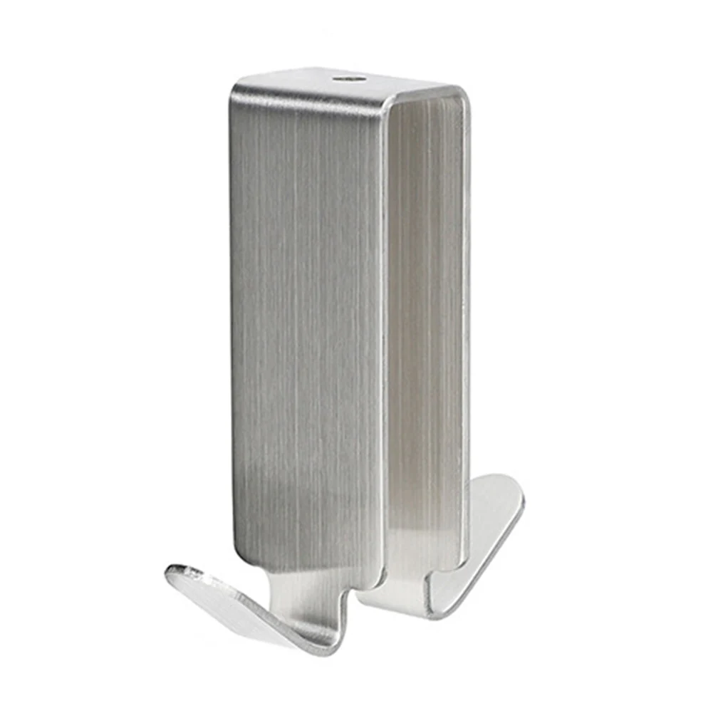 

Single Double Side Bathroom Shower Door Hook Over Glass Door Shower Towel Rack Stainless Steel Drilling Free Towel Holder Hanger