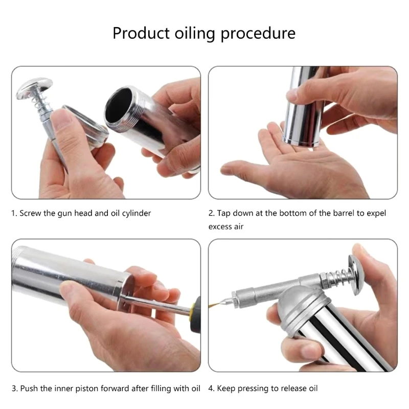Ручные смазочные пистолеты 80CC высокой емкости для смазки экскаваторов тяжелой