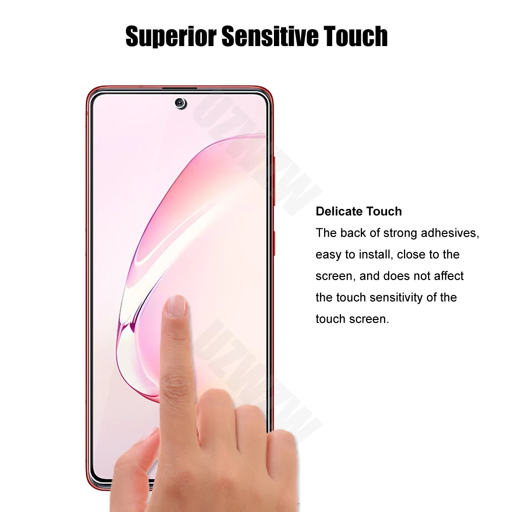 2pcs For Samsung Galaxy Note 10 Lite Tempered Glass Screen Protector Protective Guard Film HD Clear