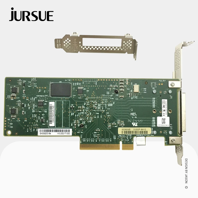 LSI 9200-8e 6 Гбит/с 8-полосный внешний SAS HBA IT-режим ZFS frenas unRAID NoROM |