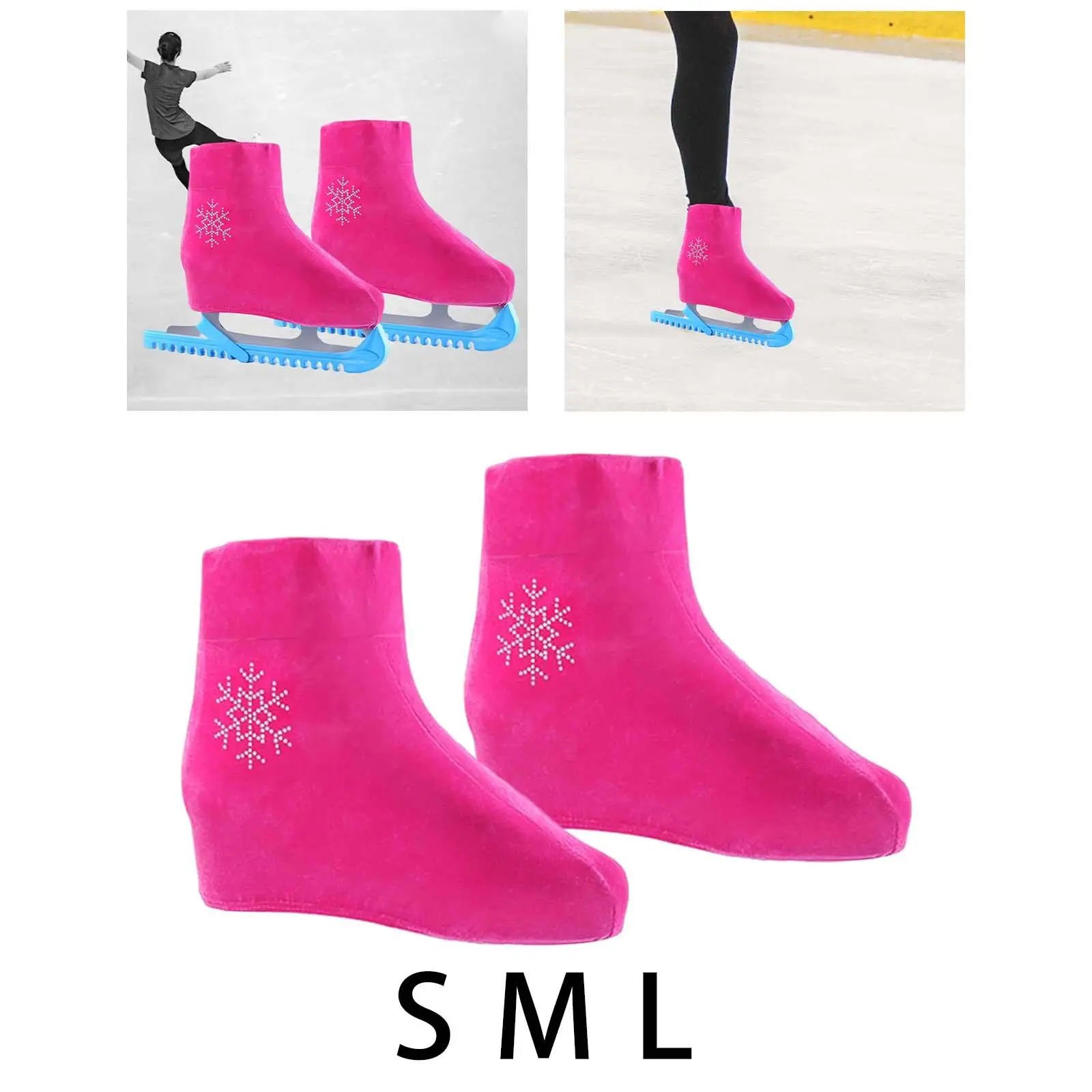 

Universal Skate Boot Covers Figure Skate Overshoes Roller Skates Durable