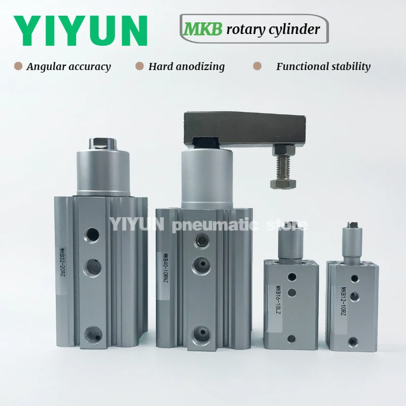 

MKB63-10L,10R,10LN,10RN,20L,20R,20LN,20RN,30L,30R,30LN,30RN,50L,50R,50LN,50RN YIYUN Pneumatic Rotary Air Cylinder MK MKB Series