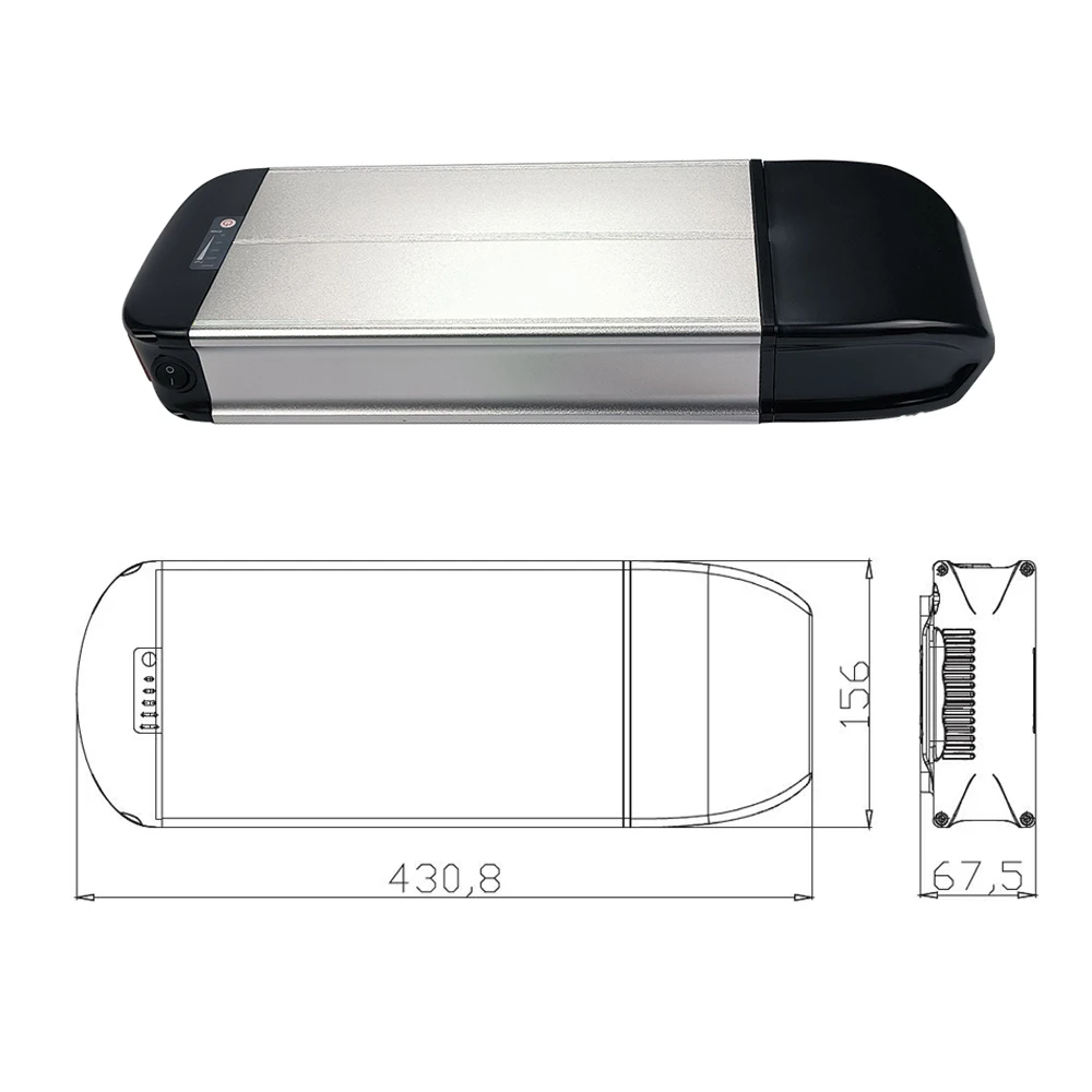 Задний аккумулятор стойки Phylion Dolphin XH370-10J 36 В для Avancer Evolution Altra Stern McKenzie MIFA арт.