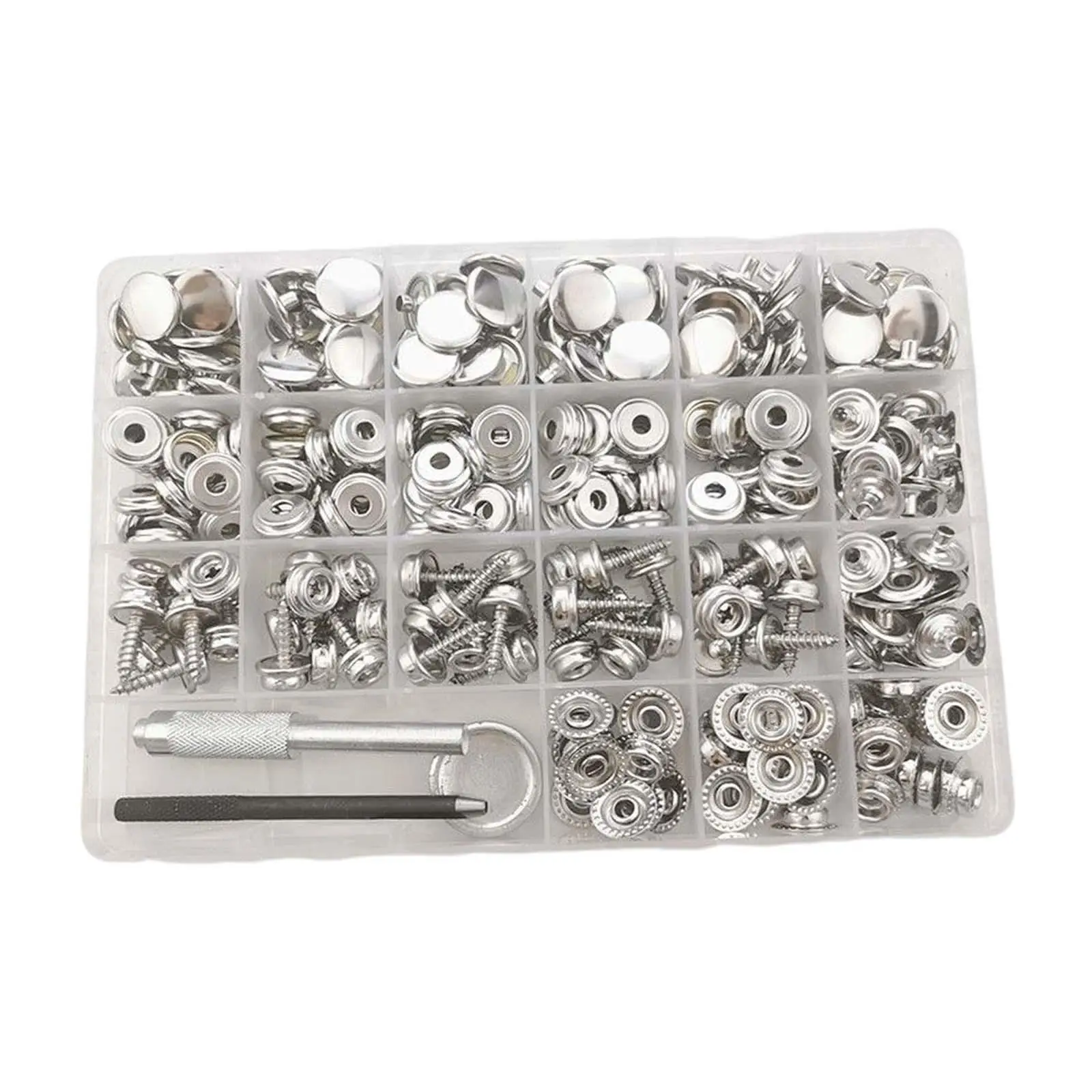 

Snap Buttons Snap Fastener Buttons Leather Snap Fasteners Heavy Duty for Crafting for Leather Bags Socket 90 Pairs for Furniture