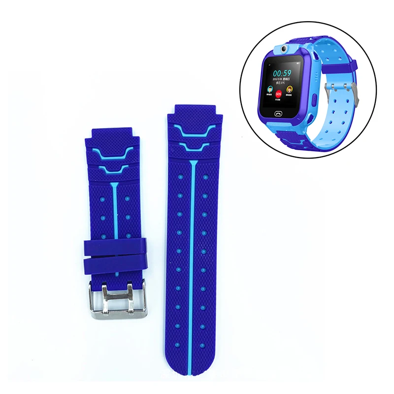 

Silicone Watch Strap For Z5/S16/S15/Q12/Q12B Kids Smart Watch Replacement Soft Suitable Adjustable Strap Watchband Accessories