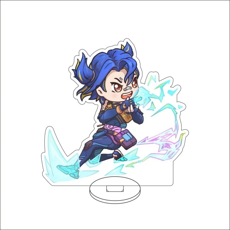 Фото VALORANT Killjoy Reyna Skye Yoru Astra подставка для фигурок аниме HD акриловая подставка стоячие украшения для стола подарок на Хэллоуин 10 см №3