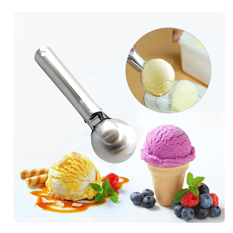 

Stainless Steel Creative Ice Cream Scoop Ice Cream Scoop Fruit Scoop Non-Stick Ice Cream Scoop Ice Cream Scoop