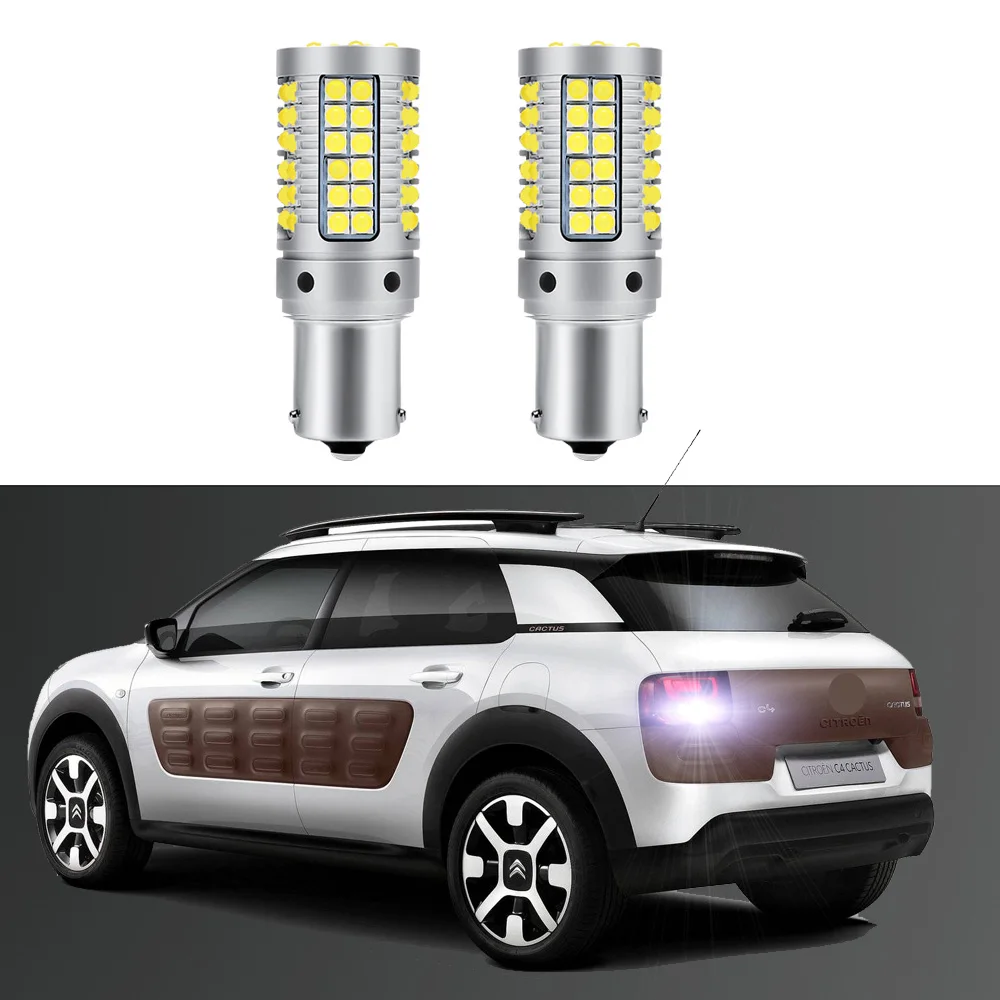 

2 шт. для Citroen C4 Cactus 2014 2015 2016 2017 Canbus безошибочный светодиодный фонарь заднего хода