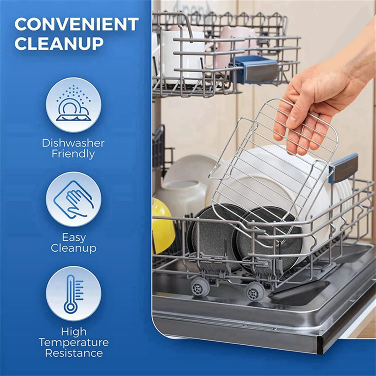 Стойка для фритюрницы с двойной корзиной многоярусная стойка аксессуаров Ninja Foodi