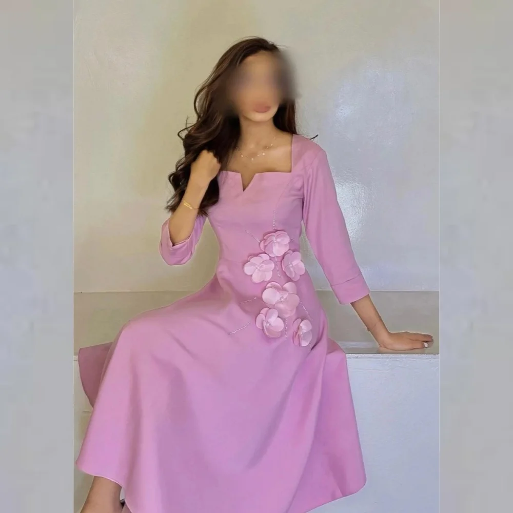  Вечернее платье из джерси с цветочным принтом и бисером рюшами Quinceanera