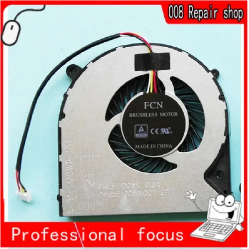 NEW CPU Cooling Fan For Gigabyte P35X P35XW P35XV4 P37 P37X Laptop