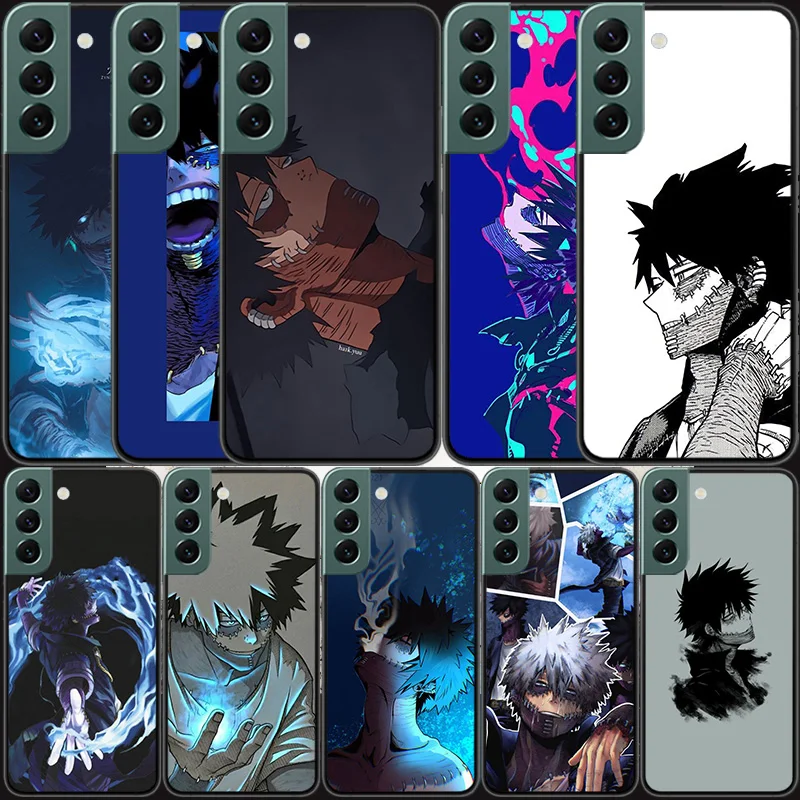 

Anime Dabi Phone For Samsung Galaxy S20 FE S21 Plus S22 S23 Ultra Case S10 S10E S9 S8 S7 Edge Cover Silicone Soft Coque Fundas S