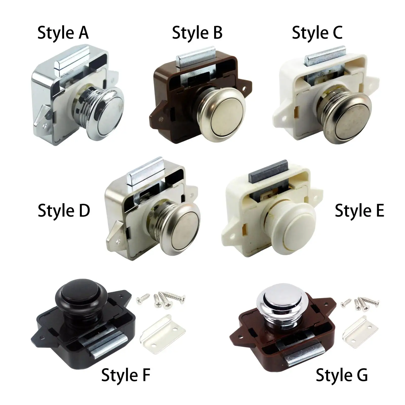 Кнопочная защелка профессиональная ручка ящика для фургона яхты дома на колесах